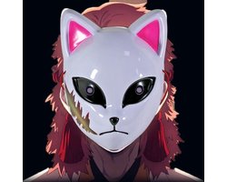 Anime masker | Anime masker Sabito | Masker | Demon Slayer | Demon Slayer: Kimetsu No Yaiba | Hashira | Cosplay masker | Anime cosplay masker | Cosplay | Verkleedfeest | Halloween