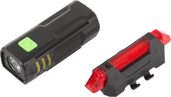 Fietsverlichtingsset Voorlicht en Achterlicht LED koplamp Fietsverlichting — afbeelding 5