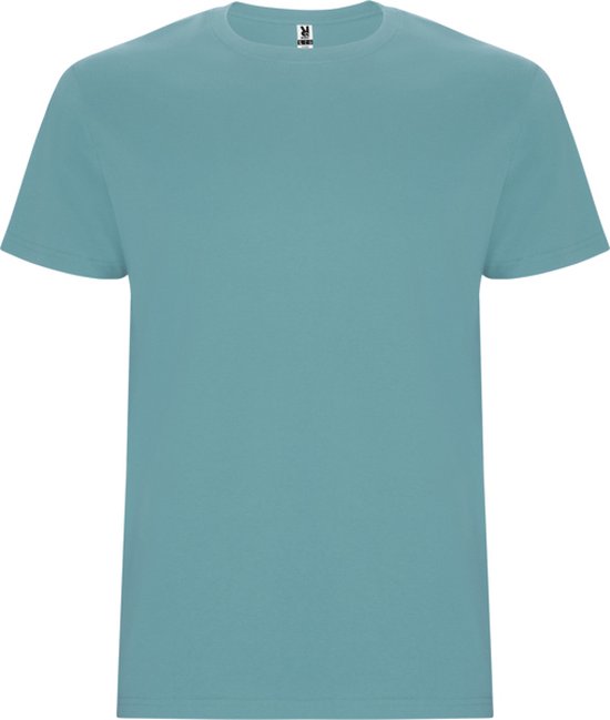 3 Pack T-shirt's unisex met korte mouwen 'Stafford' Dusty Blue - 3XL