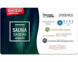 SaunaCadeau - Cadeaubon - 20 euro + cadeau-envelop