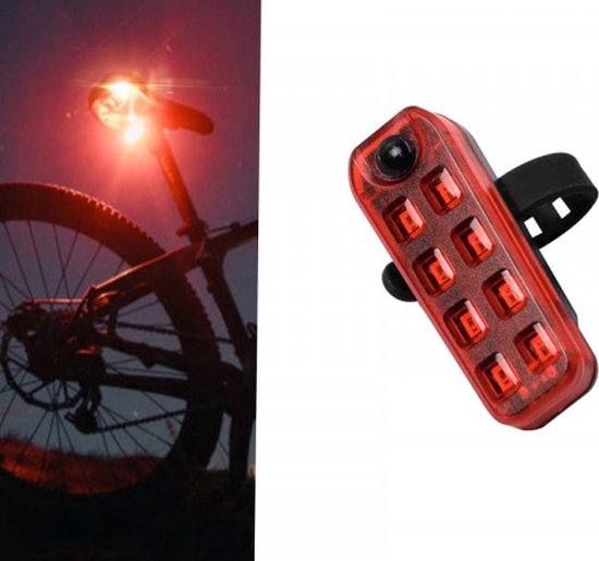 LED Achterlicht fiets USB Oplaadbaar fietsverlichting — afbeelding 3