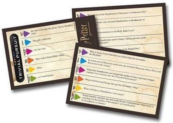 Trivial Pursuit Harry Potter - Jeu en anglais