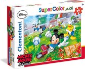 Clementoni Supercolor Maxi puzzel Disney Mickey Mouse and friends voetbal - 24 grote stukjes