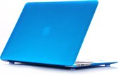Lunso - Geschikt voor MacBook Air 13 inch (2010-2017) - cover hoes - Mat Lichtblauw - Vereist model A1369 / A1466