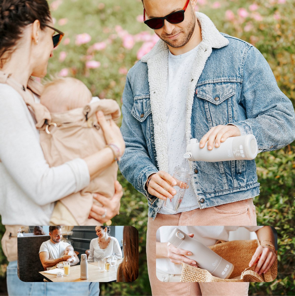 Babymoov Moov & Feed Flessenwarmer - Sand thumbnail 2