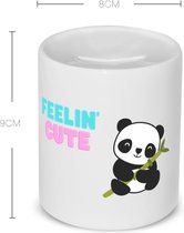 Akyol - feelin cute panda Spaarpot - Panda - panda liefhebbers - verjaardag - dieren liefhebbers - cadeau - kado - geschenk - verjaardagscadeau - 350 ML inhoud