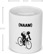 Akyol - cycliste avec votre eigen naam Tirelire - Cyclisme - amateurs de sport - personnes qui aiment le cyclisme - cadeau d'anniversaire - anniversaire - cadeau - cadeau - cadeau - contenu 350 ML