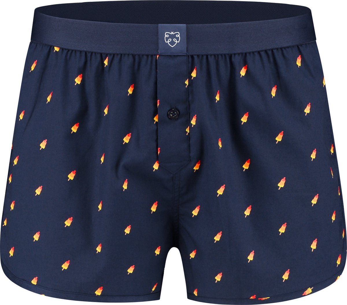 A-dam Short Rockets - Boxershort - Katoen - Onderbroek - Ondergoed - Heren - Donker Blauw - L