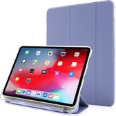 Fonu Shock Folio Case iPad 10 Cover - 10,9 pouces - Porte-crayons - Lavande