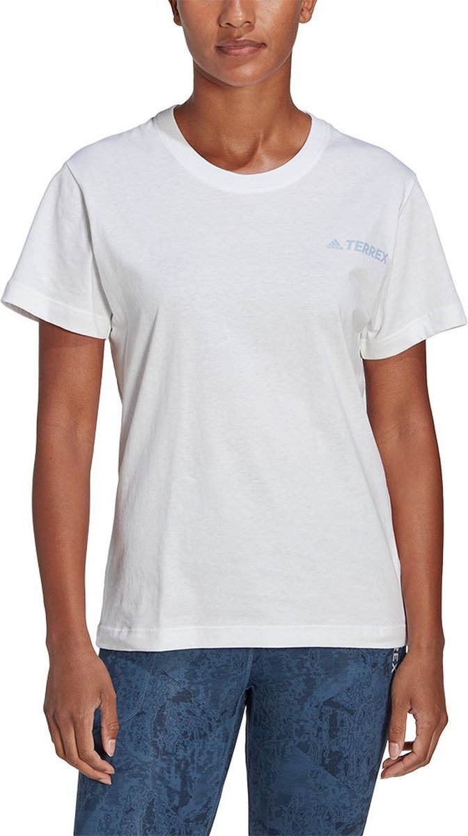 Adidas Tx Moun Fu Te T-shirt Met Korte Mouwen Vrouw Zilver