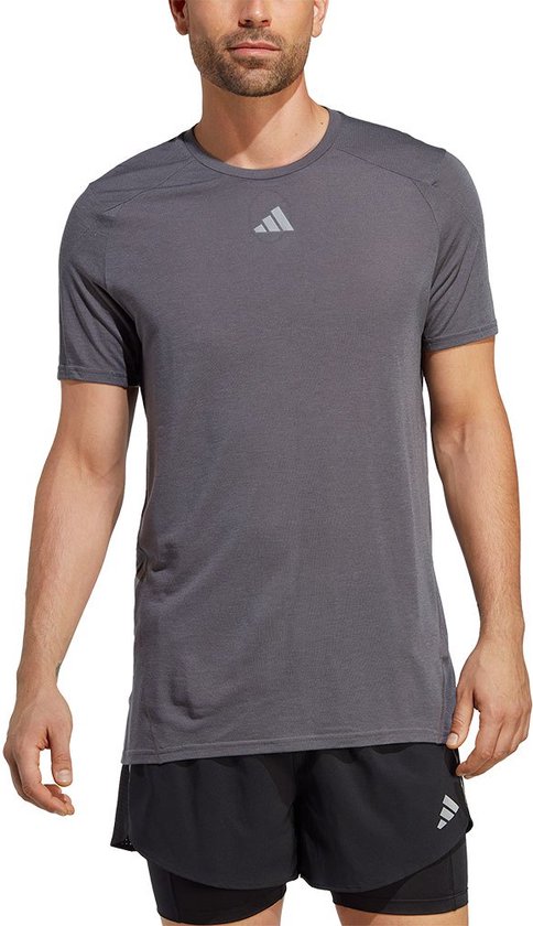 Adidas X-city Confi T-shirt Met Korte Mouwen Grijs S Man