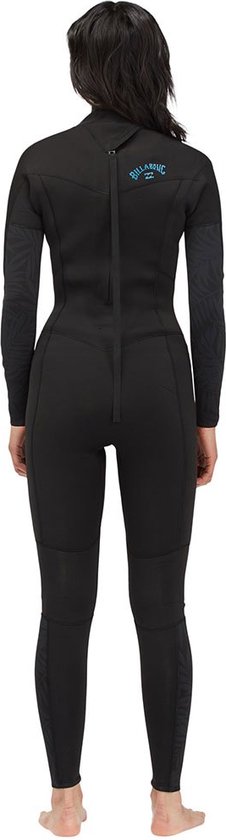Combinaison de plongée Billabong Synergy 3/2mm Gbs Back Zip pour femmes - Bl