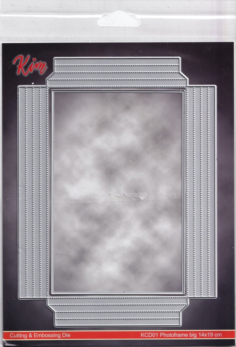KCD01 Hobby Holland snijmal fotokader kader Kim design Photoframe Big fotolijst diy groot mal foto 10 x 15 cm