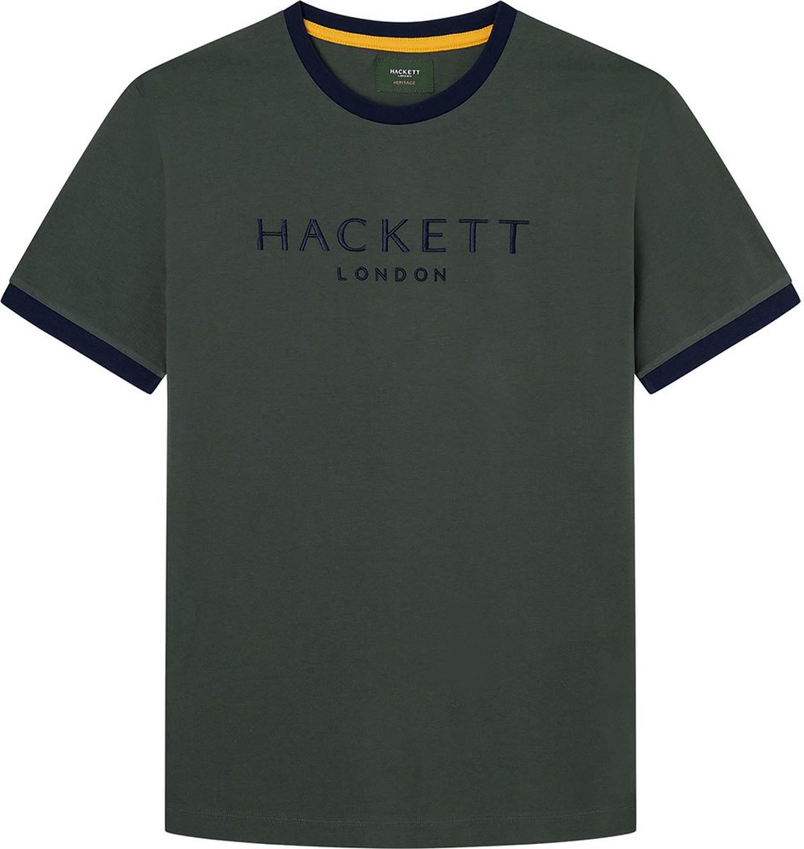 Hackett Heritage Classic T-shirt Met Korte Mouwen Groen L Man