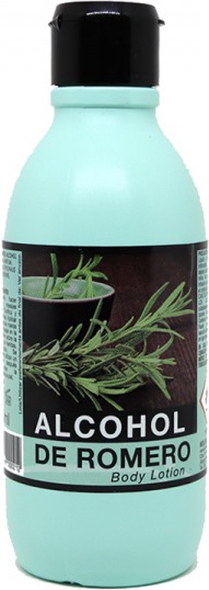 Goedkoopste 1 LITER ( 4 FLESSEN VAN 250ML/FLES) Rozemarijn Rosemary Alcohol Alcohol De Romero 250ml cosmetische eigenschappen, massage, “burn- out”, hoge bloeddruk. Revitaliserend elixer voor huid- en haarverzorging