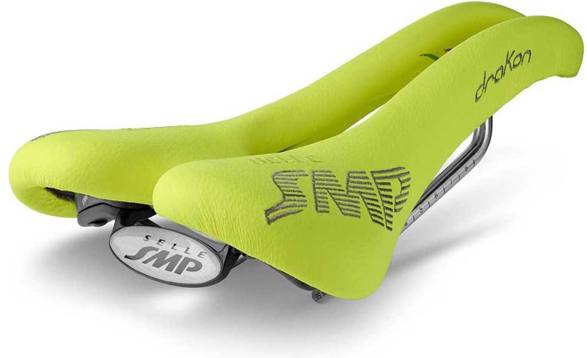 Selle Smp Drakon Carbon Zadel Geel 139 mm Man
