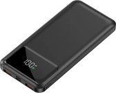 BAIK Powerbank 20000 mah Powerbank IPhone - Zwart - Quik charge - (USB-C) - Snellader Universeel Geschikt voor Samsung S24 / S23 / S22 / S21 / A54 / iPhone 15 / 14 / 13 / 12 of Tablets - Voor alle smartphones