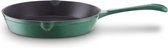 Koekenpan met Schenktuit, ø 26 cm, Groen, Geëmailleerd Gietijzer - Barbary & Oak | Foundry