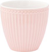 GreenGate beker (latte cup) Alice lichtroze 300 ml - Ø 10 cm