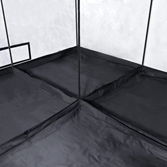 Foto: Hydrogarden binnen kweekkast kweektent voor binnen kweekbak moestuin 100x100x200cm grow tent grow box indoorkweekkast hydrocultuur growkast 97 reflectievermogen