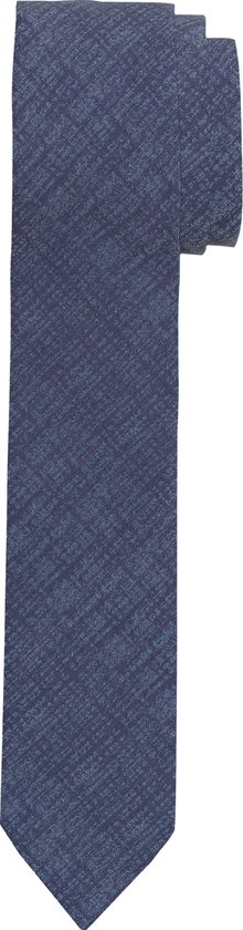 OLYMP extra smalle stropdas - bleu dessin - Maat: One size