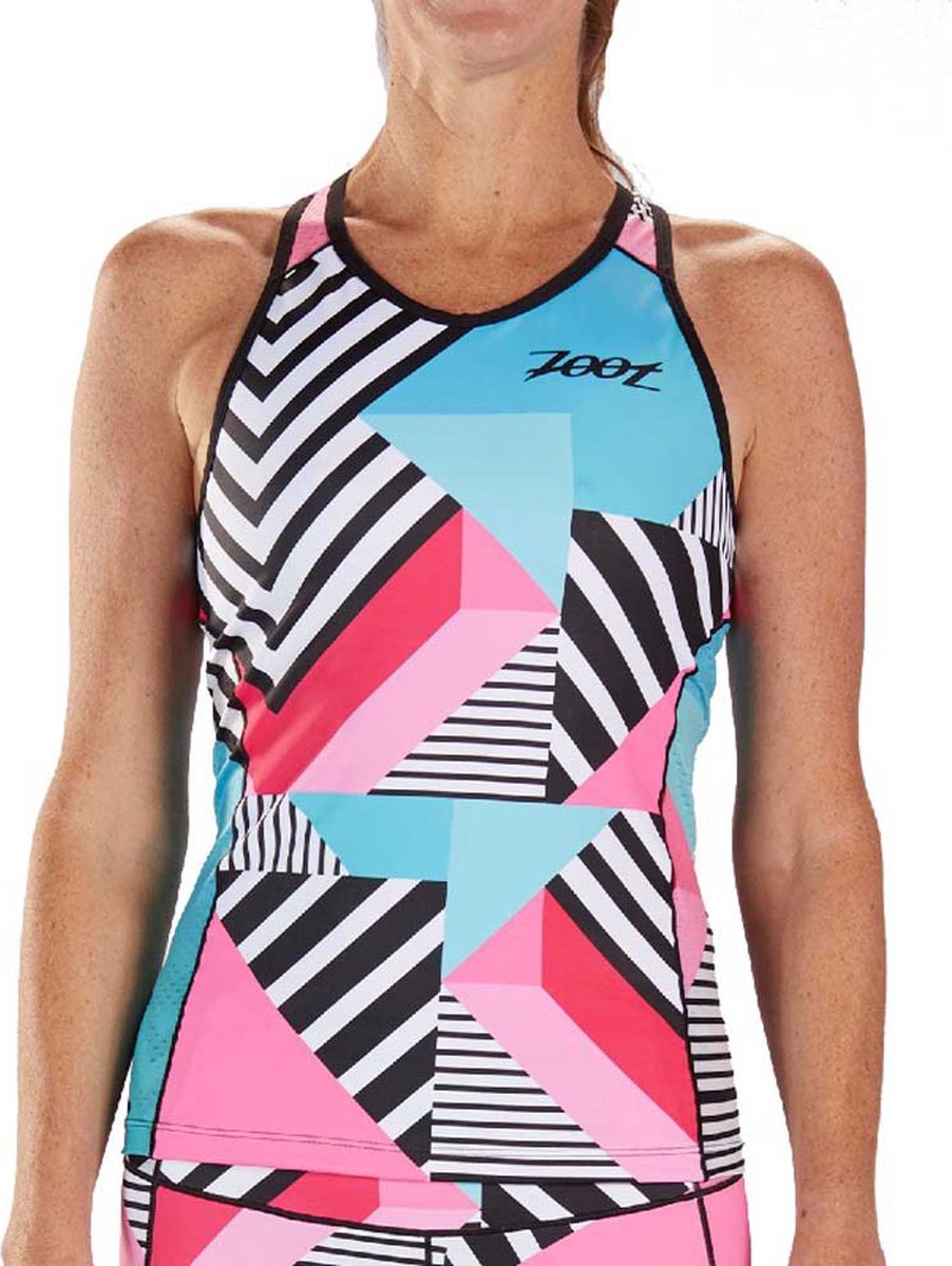 Zoot Ltd Racerback Cali 19 Mouwloos Fietstrui Blauw XS Vrouw