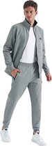 La Pèra Grijs Leisure Suit - Jogging Suit - Home Suit - Home Wear - Jogger - Survêtement - Survêtement avec fermeture éclair Homme - Taille XXL