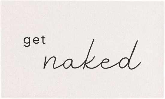 Tapis - Polyamide - Mettez-vous nu - Lavable - Antidérapant - Salle de bain - Grand tapis - Doux - Chambre - Tapis de pied - Cadeau