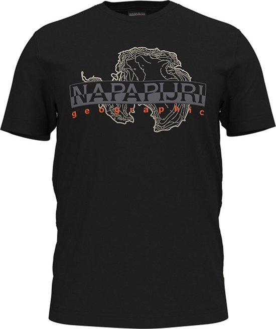 Napapijri S-iceberg T-shirt Met Korte Mouwen Zwart L Man