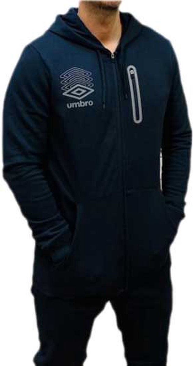 Umbro Terrace Sweatshirt Met Rits Zwart S Man,Vrouw