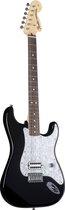 Fender Tom Delonge Strat RW Black - Elektrische gitaar