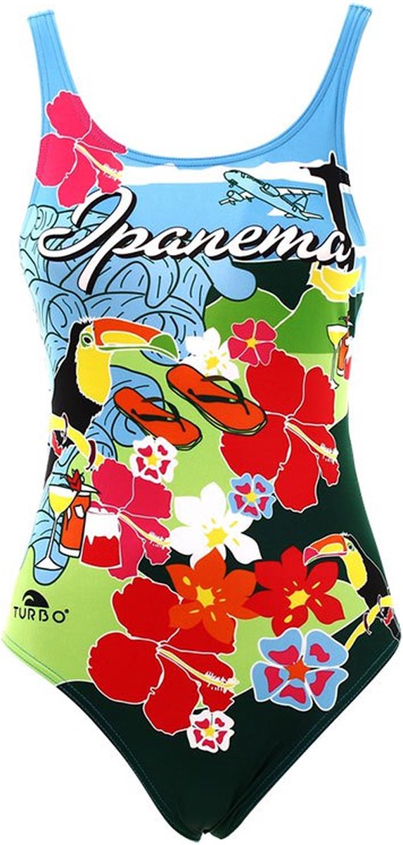 Turbo Ipannema Pro Resist Zwemkleding Blauw L Vrouw Multicoloured