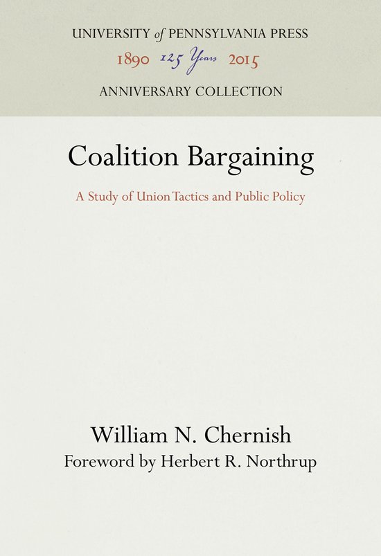 Anniversary Collection- Coalition Bargaining - cover