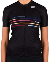 Sportful Velodrome Korte Mouwen Fietsshirt Zwart XS Vrouw