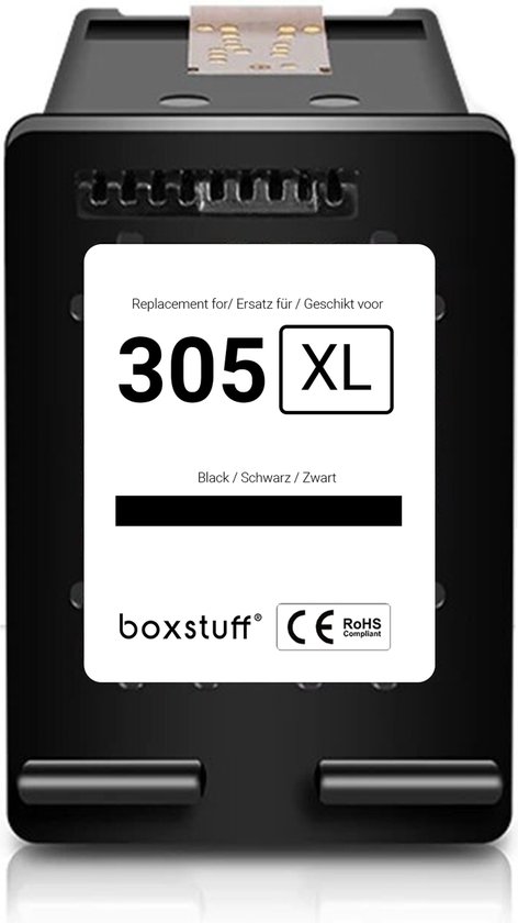 Boxstuff cartridges geschikt voor HP 305XL (3YM62AE) Zwart