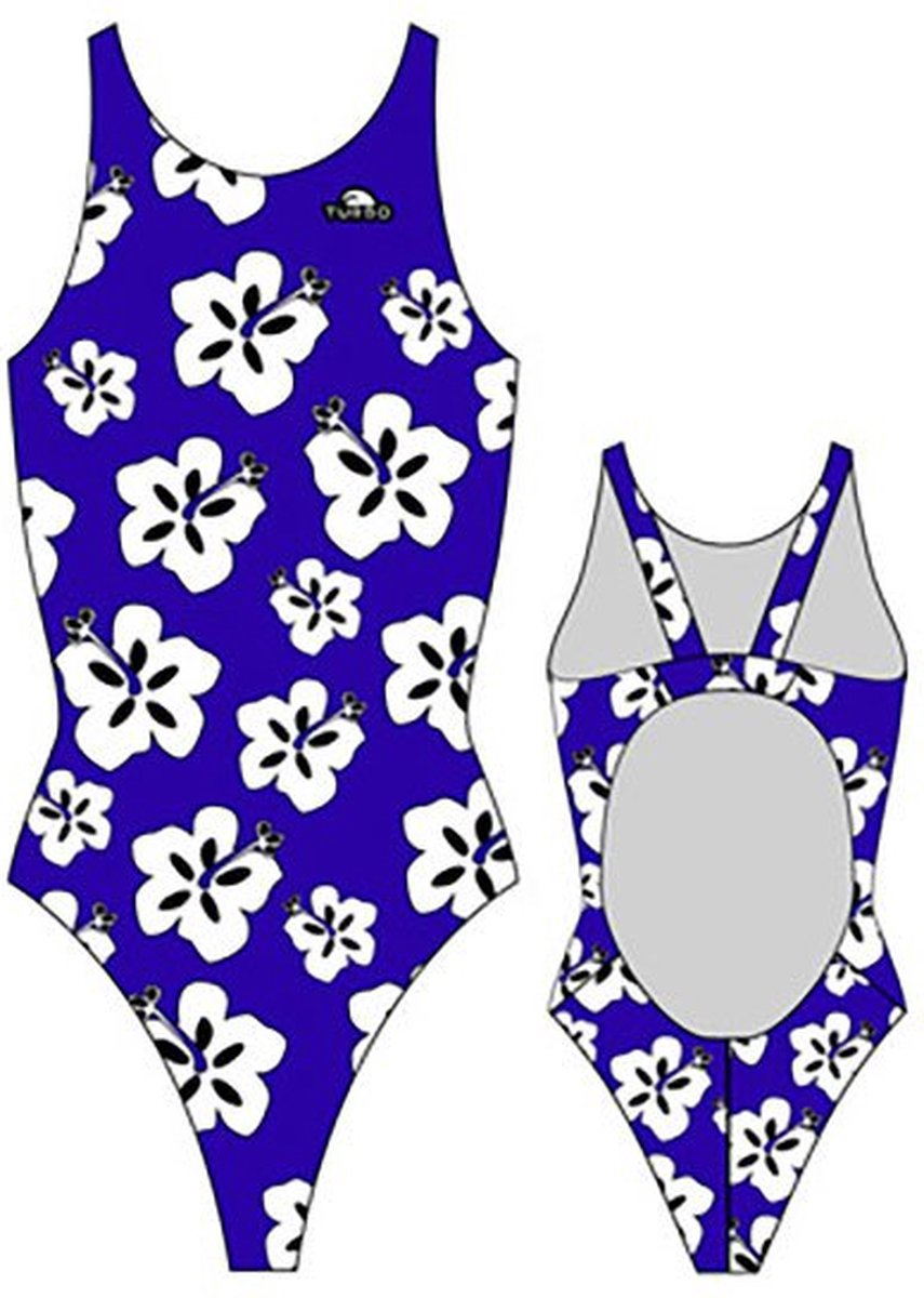 Turbo Hawaii Pro Resist Zwemkleding Blauw L Vrouw Royal / White
