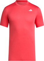 adidas Performance Tennis FreeLift T-shirt - Heren - Rood- L