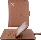 Casemania Passport Cover - Porte-passeport - Housse de protection de Luxe pour passeport et porte-carte ( Protection RFID) - Marron