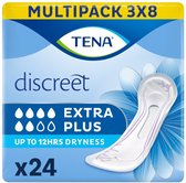 TENA Discreet Extra Plus – verbanden voor urineverlies – 24 stuks