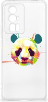 Back Case TPU Siliconen Hoesje Geschikt voor Xiaomi Poco F5 Pro Smartphone hoesje Panda Color