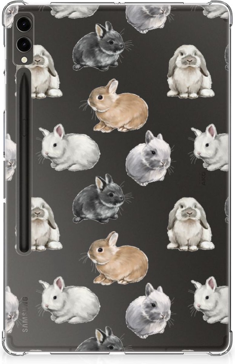 Back Case voor Samsung Galaxy Tab S9 Plus Konijntjes