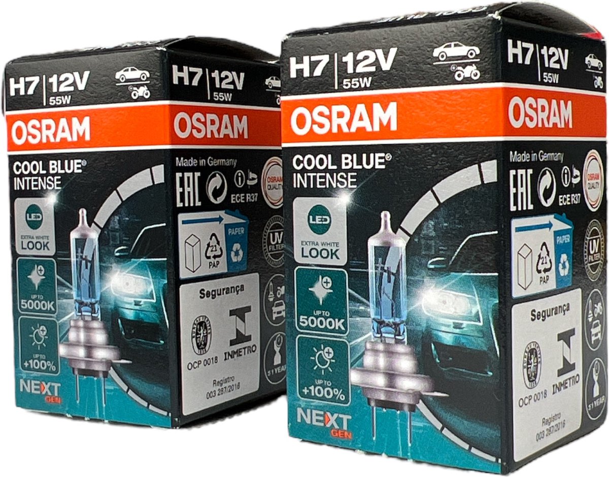 Lampen Xenon H7 Osram Cool Blue Boost 5000K - 62210CBB