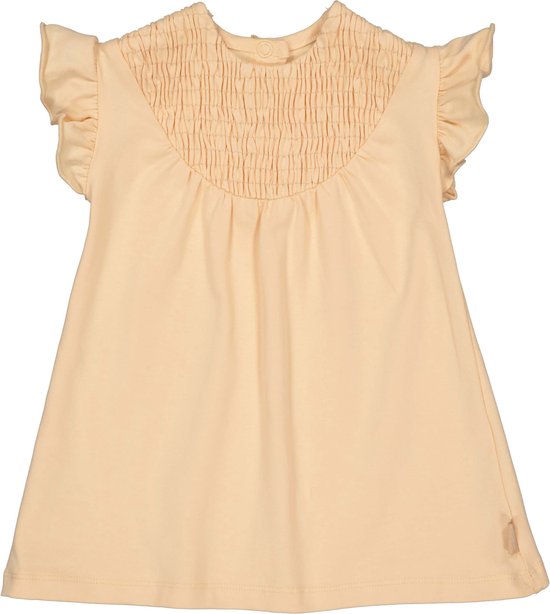 Levv newborn baby meisjes korte mouwen jurk Fabin Peach Blossom