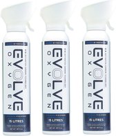 Evolve Oxygen 3x 15L - Pure Zuurstof (97%) - Zuurstoffles