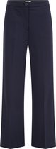 WE Fashion Dames wide leg pantalon met stretch