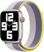 Apple Watch Geweven Sportbandje voor de Apple Watch 1-8 / SE / Ultra - 45mm - lavendelgrijs/zacht lila