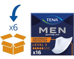 TENA Men (Active Fit) Level 3 - 6 pakken - 96 stuks