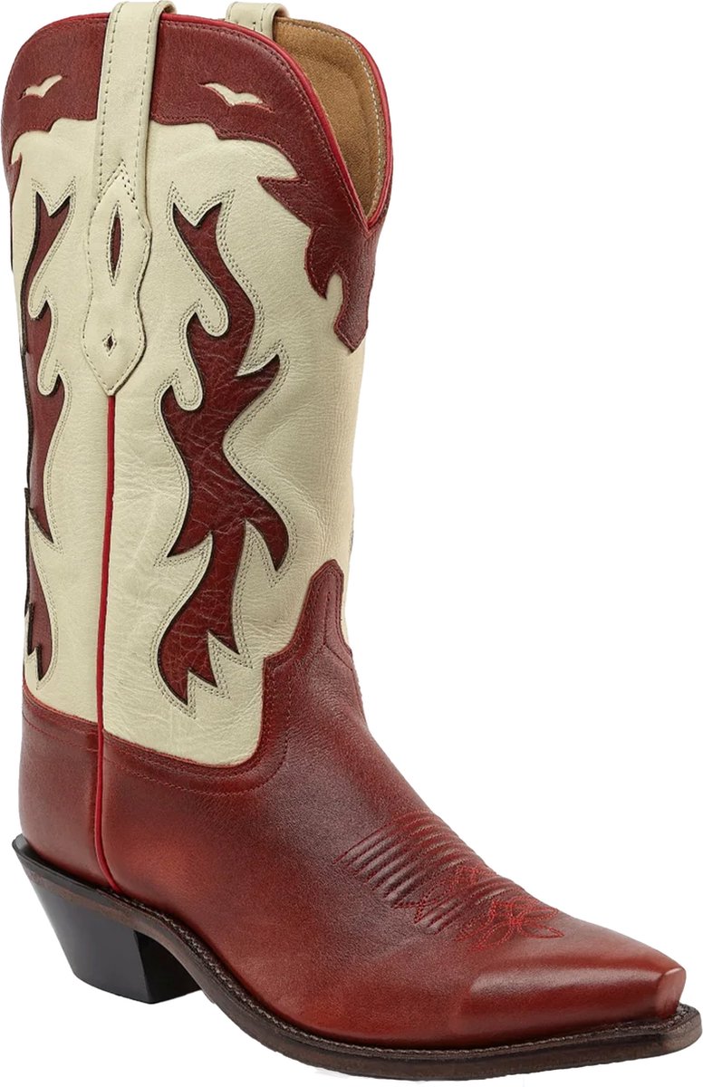 Bootstock Laarzen Rood Leer maat 39 Vegas cowboy laarzen rood