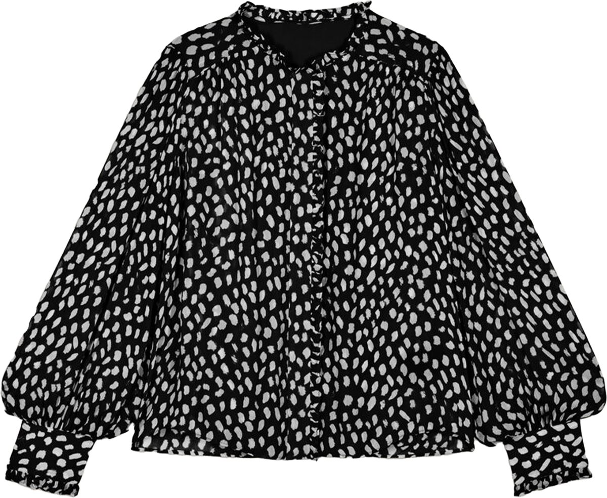 BA&SH Blouse Zwart Viscose maat XS Bingo blouses zwart
