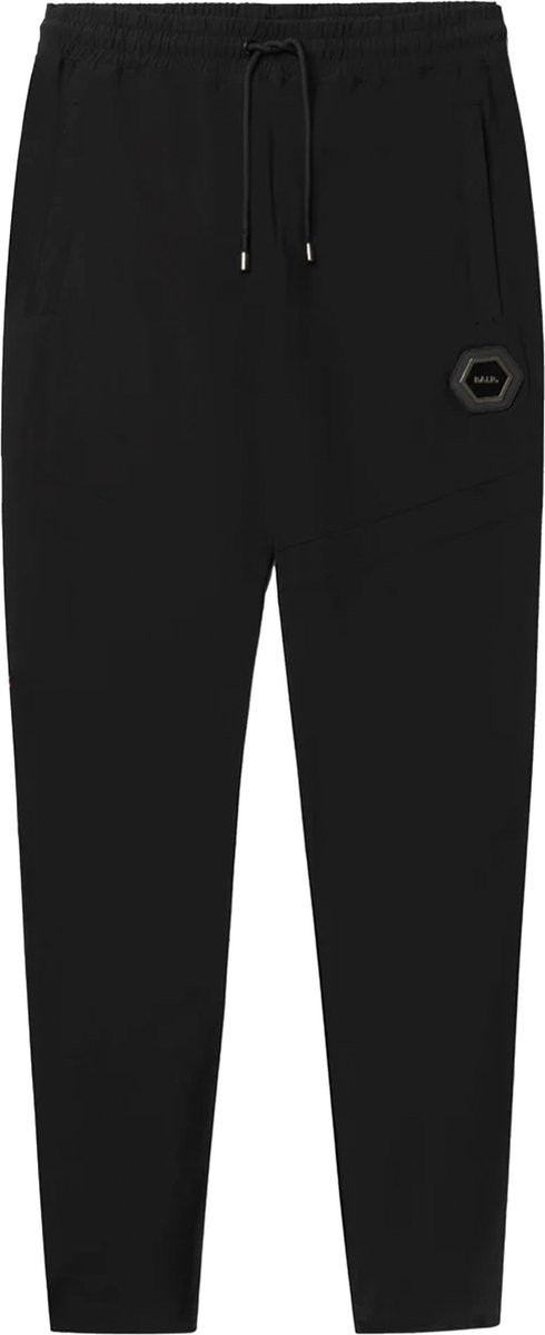BALR. Broek Zwart Polyamide / Nylon maat L Louis slim joggings broeken zwart